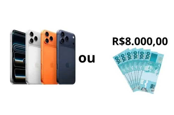 iPhone 17 Pro Max ou 8k no PIX