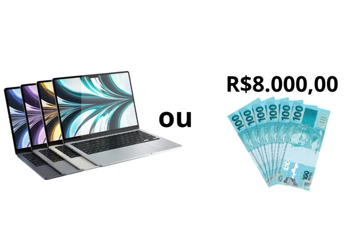 MacBook Air M4 ou 8k no PIX