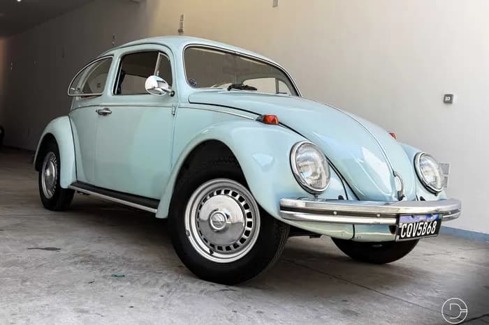 Fusca de Teste Azul